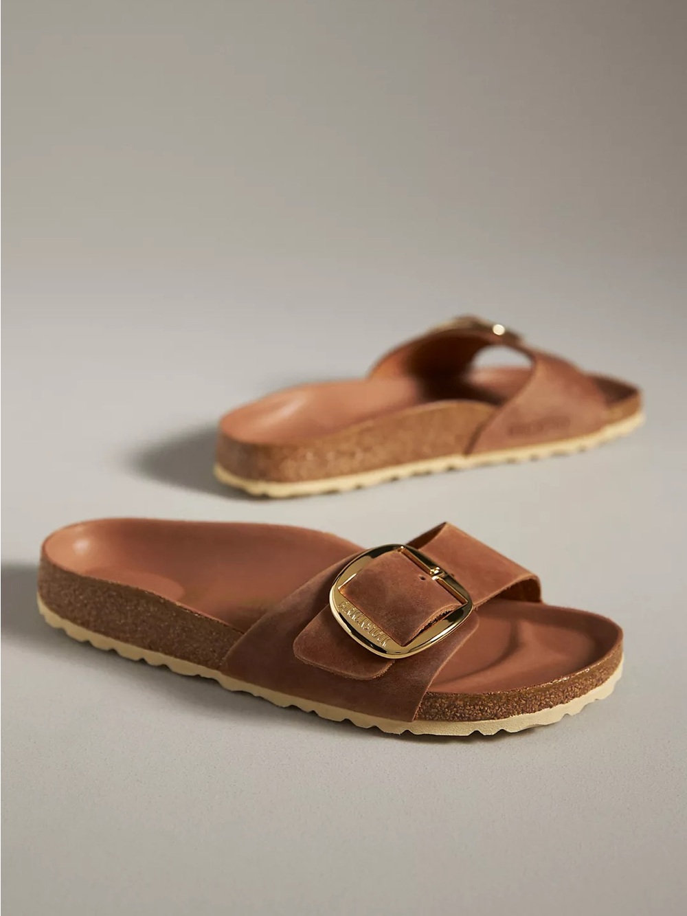 Birkenstock - Madrid Big Buckle Nubuck Sandals